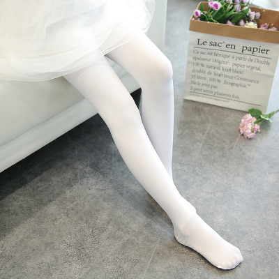 女童连裤袜秋冬儿童连裤袜毛圈加厚女童打底袜子学生舞蹈袜不起球