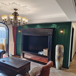 美式复古吊灯10头客厅灯2025新款大厅主灯中古风餐厅卧室灯包安装