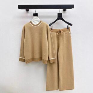 时髦早秋简约2026早春新款 大气套装 羊绒休闲25深圳南油新款