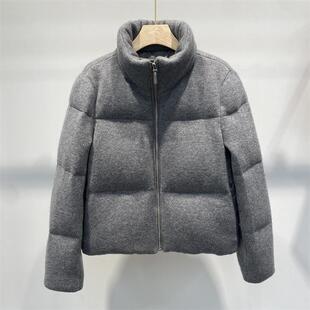 羽绒服皮草90鹅绒亮珠片高级拼接服风女高端意现货在仓懂货的入手