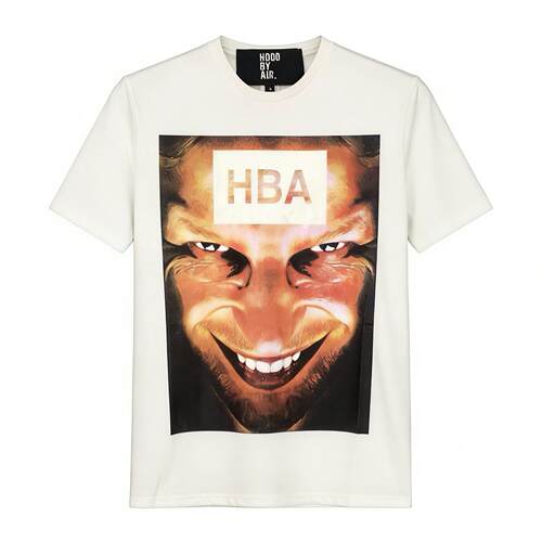 香港正品Hood By Air（稀有）HBA Aphex Twin 人像印花短袖T恤tee