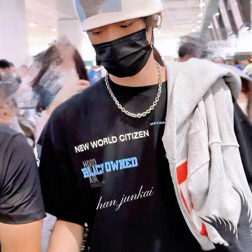 香港正品 HBA 胶囊系列slogan logo印花短袖男女情侣T恤