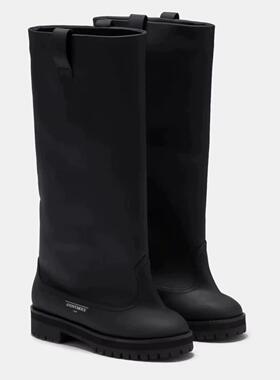 香港正品Anonymous Club OG宽松褶皱式骑士靴子Playboicarti同款