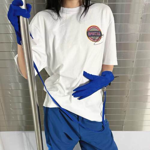 香港正品Martine rose 26SS CLASSIC经典徽章印花短袖宽松休闲T恤