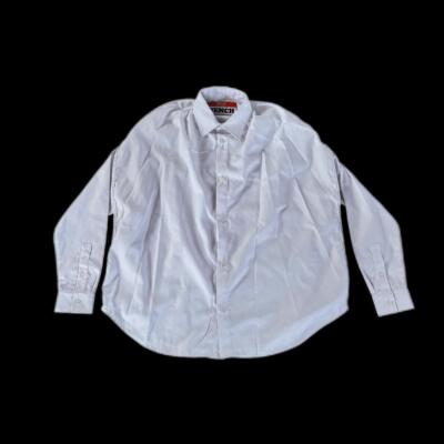 香港正品HBA Hood By Air不要相信一个教会女孩印花白宽松os衬衫