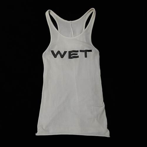香港正品YZY YEEZY VULTURES MOWALOLA WET周边字母紧身背心吊带