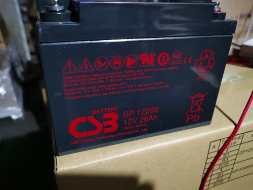 原装进口CSB蓄电池12V26AH电梯消防GP12260医疗设备UPS电源