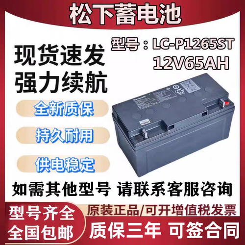 松下12V65AH消防主机UPS直流屏