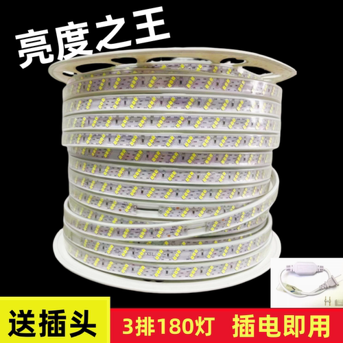 220V超亮防水贴片LED软灯带