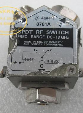 库存 清仓 Aglient/hp 8761A SPDT RF SWITCH 18GHz 同轴微波开关