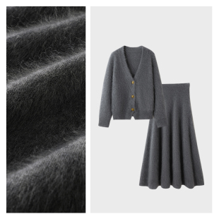 衣型好到爆 上衣裙子搭配 简约韩系百搭羊绒针织套装