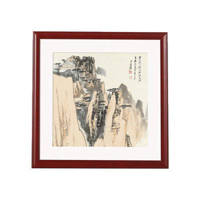实木画框装裱相框挂墙国画字画