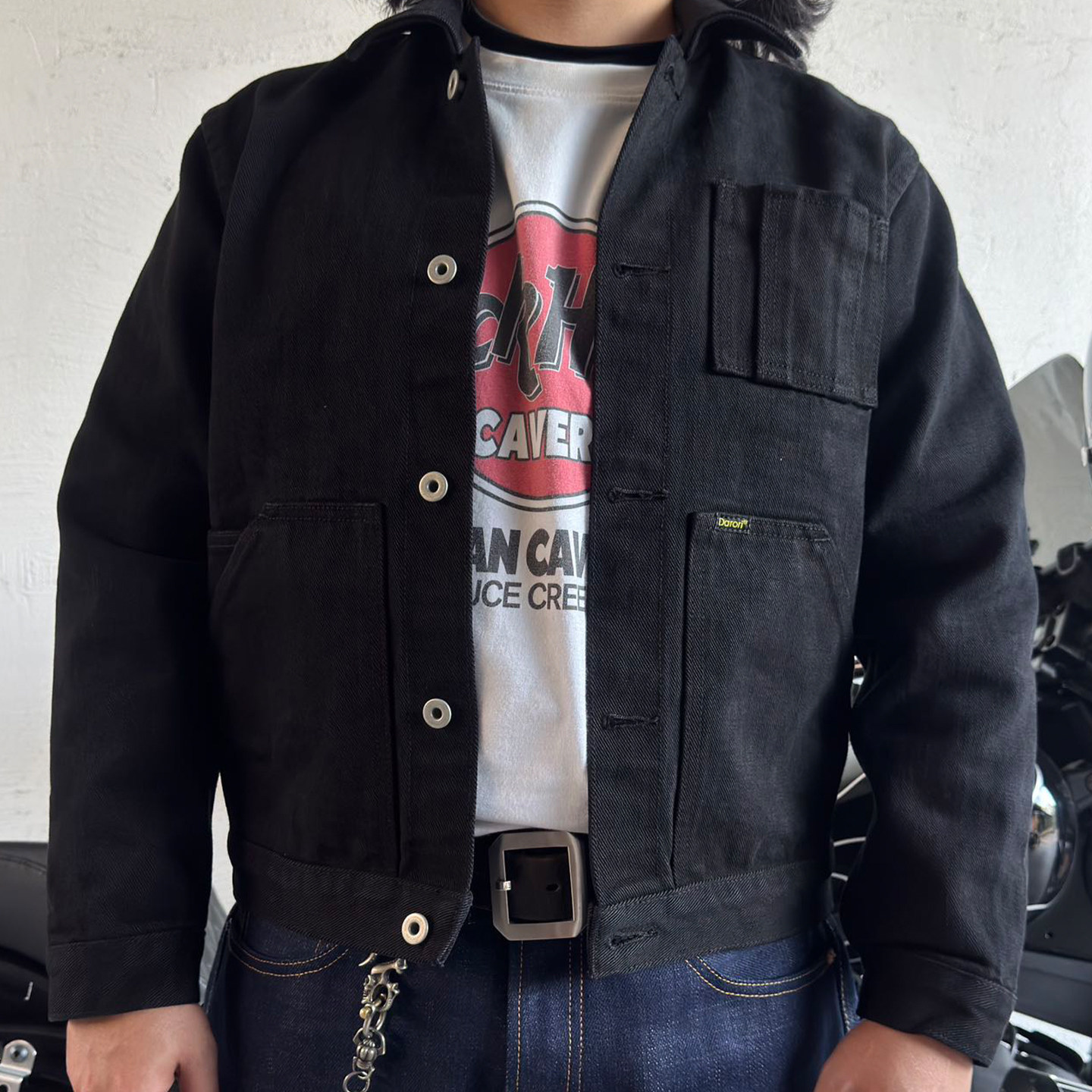 25oz碳化黑重磅赤耳丹宁牛仔Type2代夹克蓝黑叠染666直筒牛仔裤,男装,牛仔外套,淘宝优惠券,粉丝福利购,淘宝优惠卷