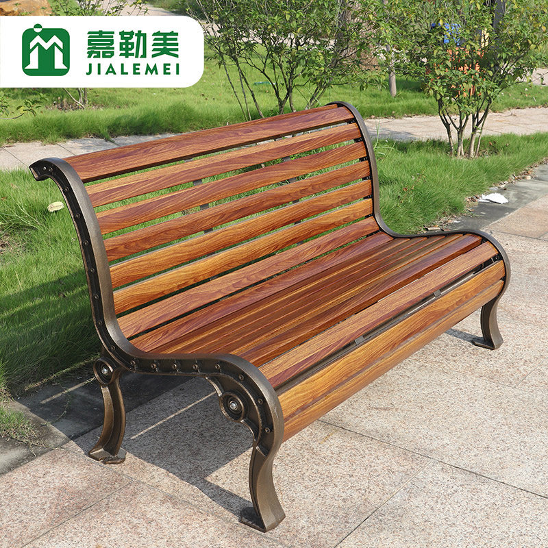 嘉勒美公园椅户外长椅 广场室外休闲靠背椅 阳台园林碳纤维长凳子