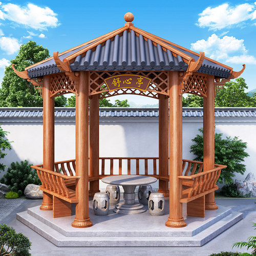 嘉勒美凉亭铝合金材质耐用20年