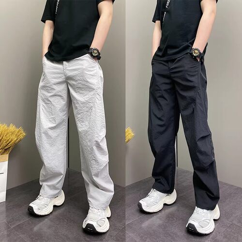 2026夏季美式宽松男士哈伦裤