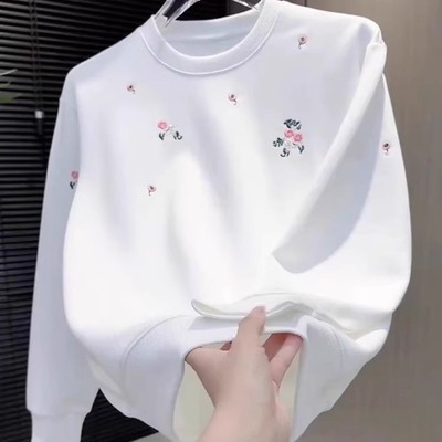 卫衣男款圆领无帽休闲情侣款