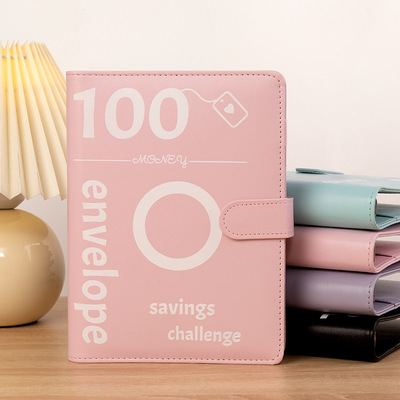 100 Envelope Challenge 存钱活页本挑战现金信封预算储存本定制