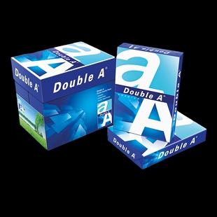 DoubleA达伯埃办公用A4复印纸打印纸80g70g白纸草稿广东整箱包邮