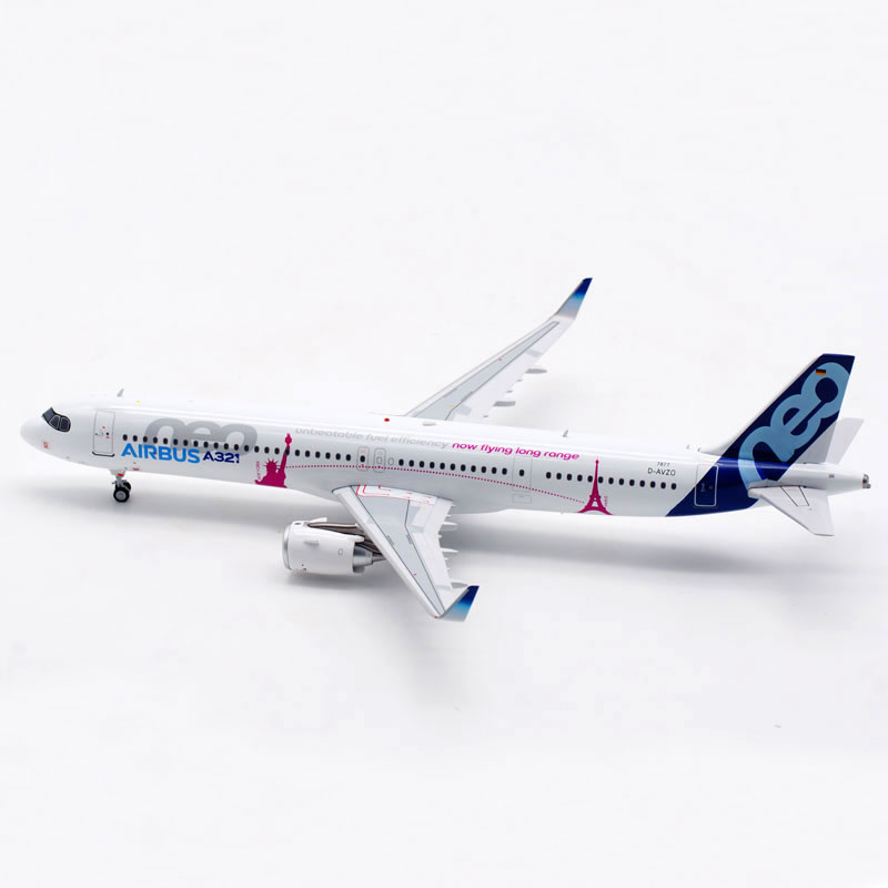 现货:1:200 空客原厂涂装 a321neo d-avzo 客机模型 av2044 合金