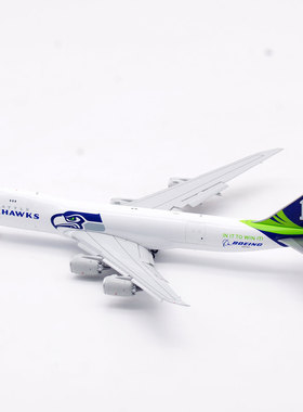 现货 HX 1:400 西雅图海鹰 货运 B747-8F N841BA 襟翼版 B631007F