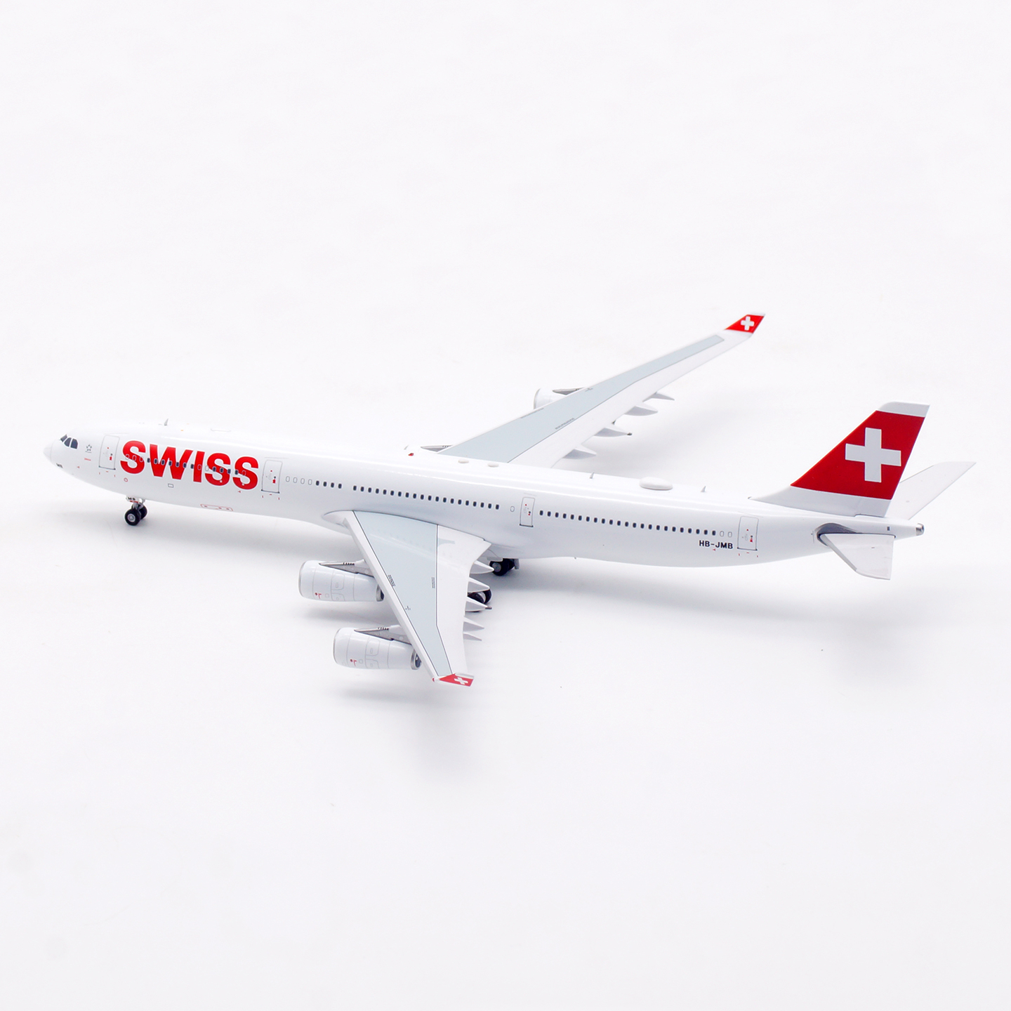 现货 AV 1:400 瑞士航空 空客 A340-300 HB-JMB 客机模型 AV4320