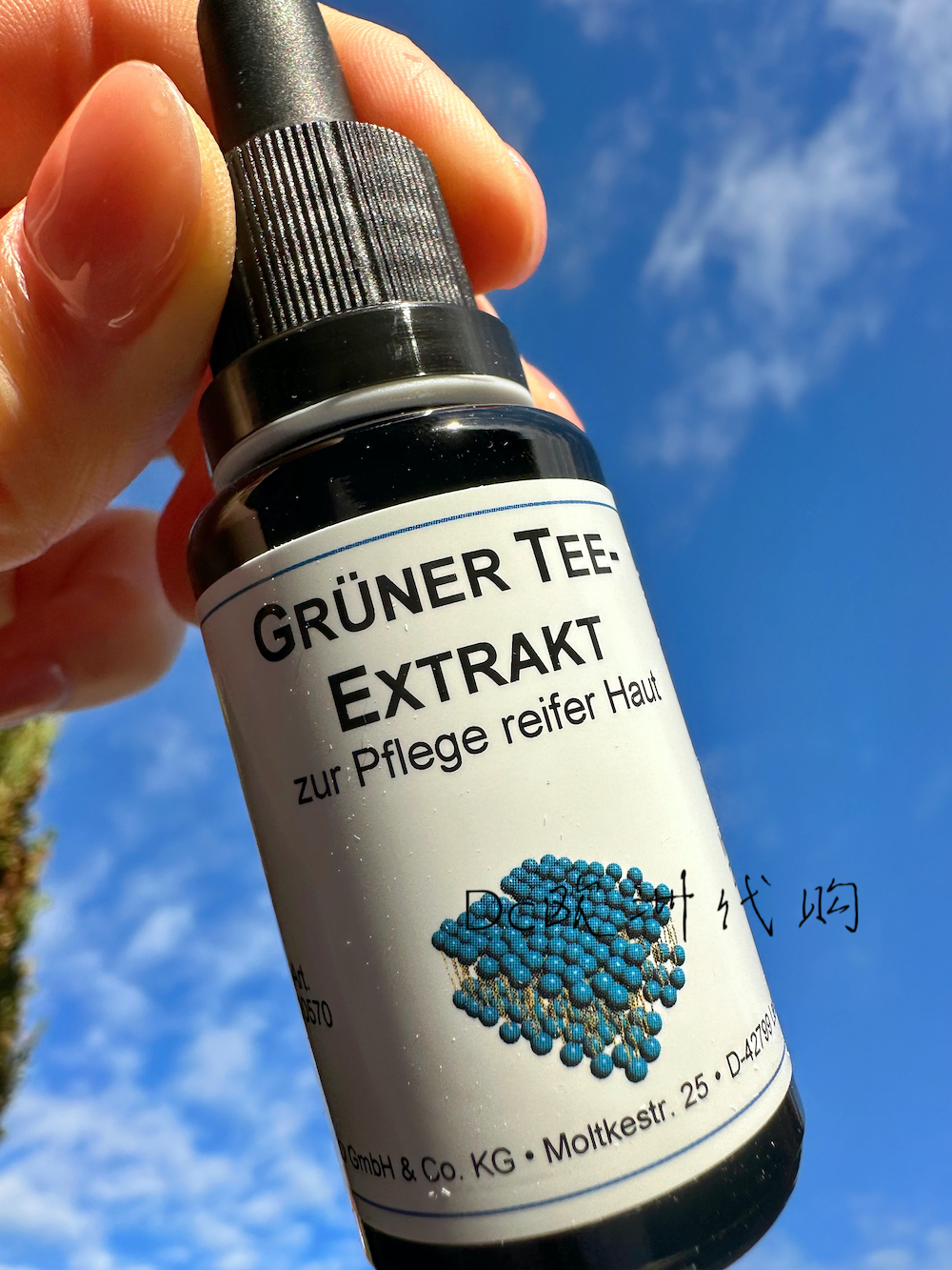德国原装DMS绿茶精华抗氧化暗沉
