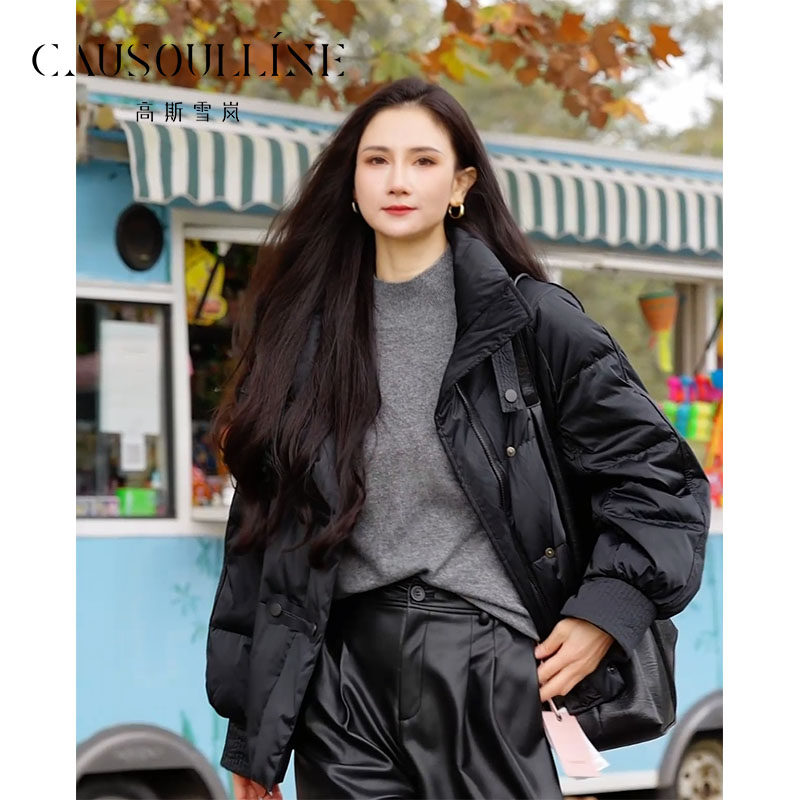 百搭时尚羽绒服外套女