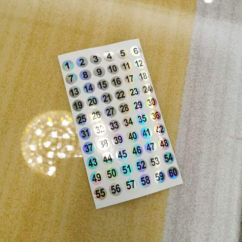 美甲标签数字贴纸甲油胶防水