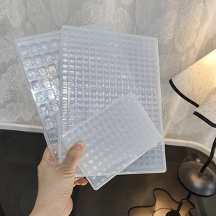 美甲华子别墅美甲钻小饰品整理盒不串格大容量美甲工具专用盒