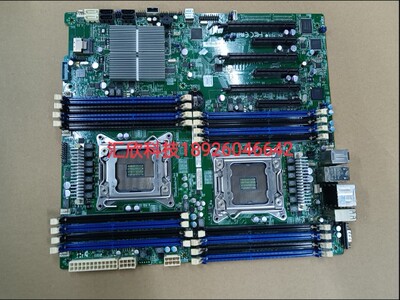 超微X9DAI X79图形工作站主板双路2011针 6显卡支持3060 3080满速