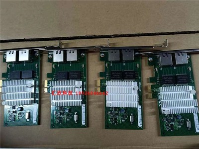 Winyao WYI350T 1000M网口卡  PCI-E 双口千兆网卡 intel I350-T2