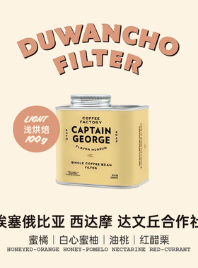 乔治队长 埃塞俄比亚达文丘庄园西达摩74158手冲单品咖啡豆 100g