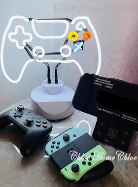 游戏主机PS4手柄灯霓虹灯怀旧电竞装饰灯dav气氛围灯LOL流金岁月