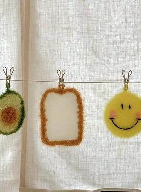 韩国笑脸牛油果土司大蒜厨房去污清洁加厚双层洗碗布百洁布洗碗擦