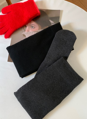 两色自留！韩女b备灰色连脚加绒打底裤袜女冬保暖显瘦高腰压力裤