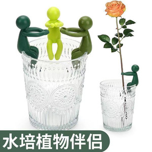 水培植物水培室内扶正支撑固定造型固定器办公室悬挂装饰园艺用品