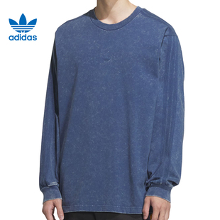 阿迪达斯官网三叶草春季男子运动休闲长袖T恤KA6760