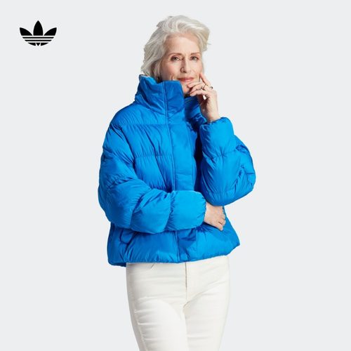 adidas阿迪达斯三叶草女装冬季短款运动保暖棉服IJ8236