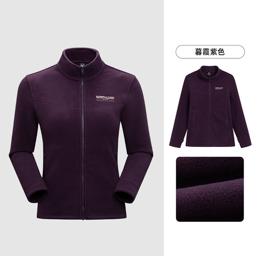 商场同款诺诗兰绒外套户外保暖防静电抓绒衣冲锋衣内胆NFTFH2263S