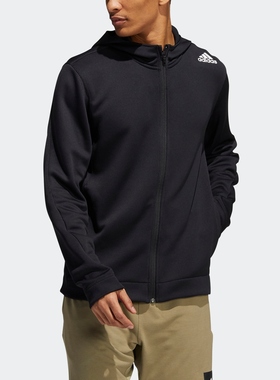 官方outlets阿迪达斯男装运动健身加厚连帽夹克外套H29171 HE6775