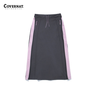 Covernat2024春夏新款女士休闲运动半身裙中长宽松短裙CO2401SR76