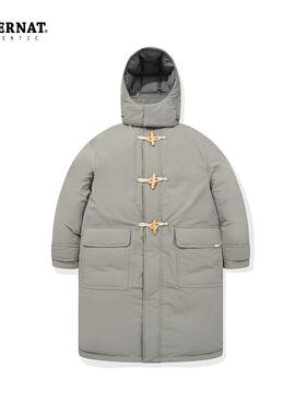 Covernat2023年冬季新品长款羽绒风衣外套男