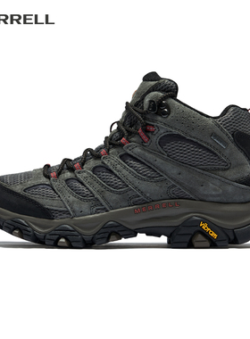 MERRELL迈乐MOAB3 MID GTX户外中帮徒步鞋男女专业防水透气登山鞋