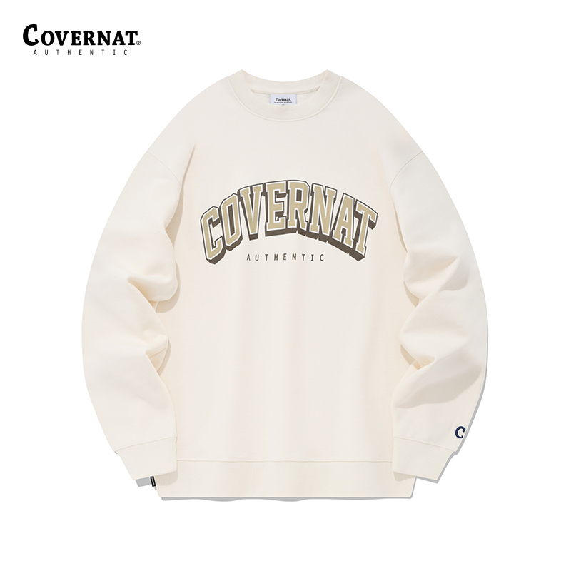 Covernat套头卫衣春季无性别大C拱形标志街头潮流穿搭上衣