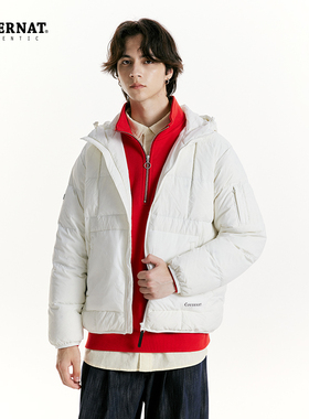 Covernat冬新品RDS连帽羽绒服叠穿外套男商场同款2024秋冬新品