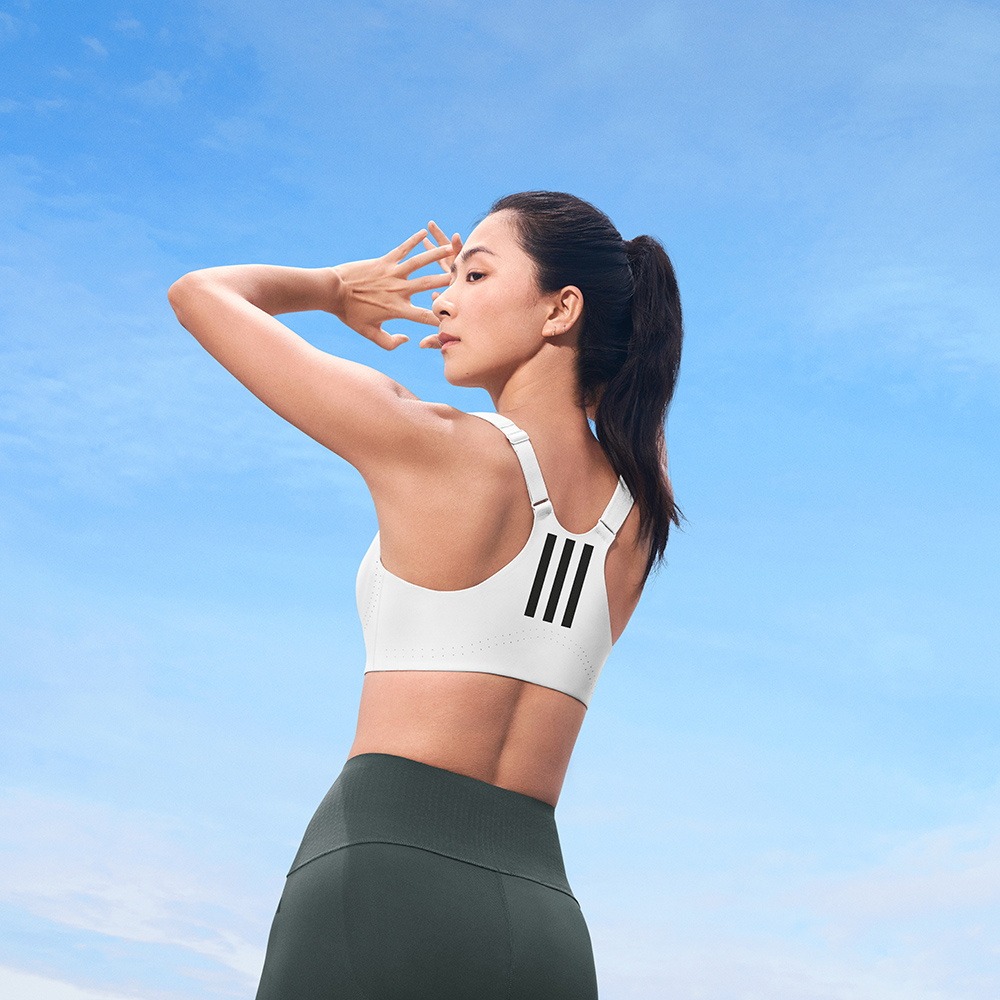 adidas阿迪达斯「凉风杯2.0」速干前置拉链秒穿脱高强度健身内衣