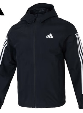 阿迪达斯官网春季男子运动休闲连帽夹克外套JD1043