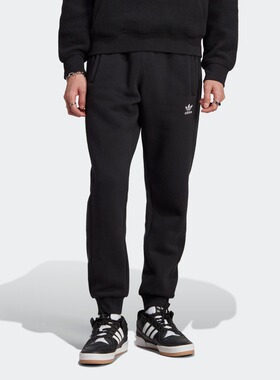 adidas阿迪达斯三叶草男装冬季抓绒修身束脚运动裤II5791 JM9117