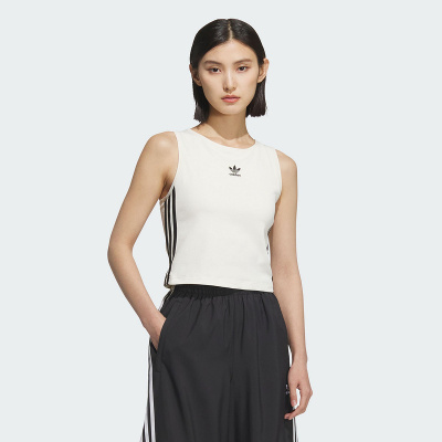 adidas阿迪达斯三叶草内衣2026春夏女健身无袖背心KB6418 KB6418